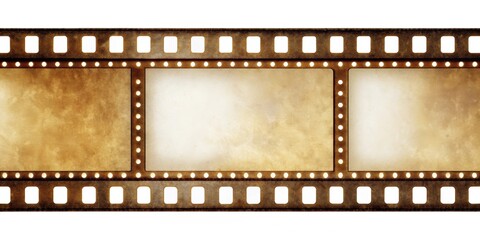 Start of 35mm negative filmstrip with unique light interferences, 35mm film, negative, filmstrip, scanning light