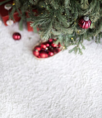 Red Christmas Decor Collection. Home Interior