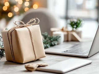 Celebrate green monday with exclusive deals elevate your holiday gifting experience with laptops and thoughtful presents on a cozy table setting