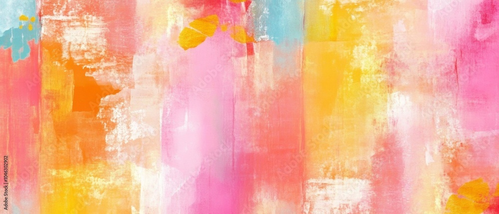 Aufkleber vibrant festive abstract pattern with technological and wellness motifs