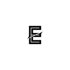 EA monogram logo design letter text name symbol monochrome logotype alphabet character simple logo