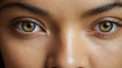 Fototapeta premium Women eye, macro photo of beautiful women eyes.
