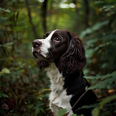 English Springer Spaniel on the Hunt
