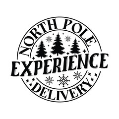 North pole experience delivery SVG