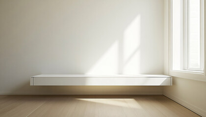 Fototapeta premium Minimalist and unique interior design in the house