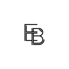 EB monogram logo design letter text name symbol monochrome logotype alphabet character simple logo