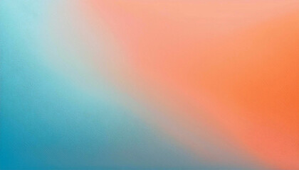 Obraz premium Serene pastel gradient, a calming blend of blue and peach hues. Subtle texture adds depth, evoking tranquility and peace.
