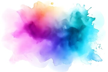 Obraz premium Beautiful Wallpaper HD Splash in Multicolor Watercolor