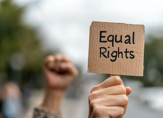 Human dignity: human rights day recognizing fight against discrimination, universal respect, and honoring stand for justice, freedom, and inherent worth of every individual.