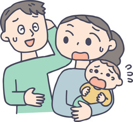 育児に頼りにならないお父さん