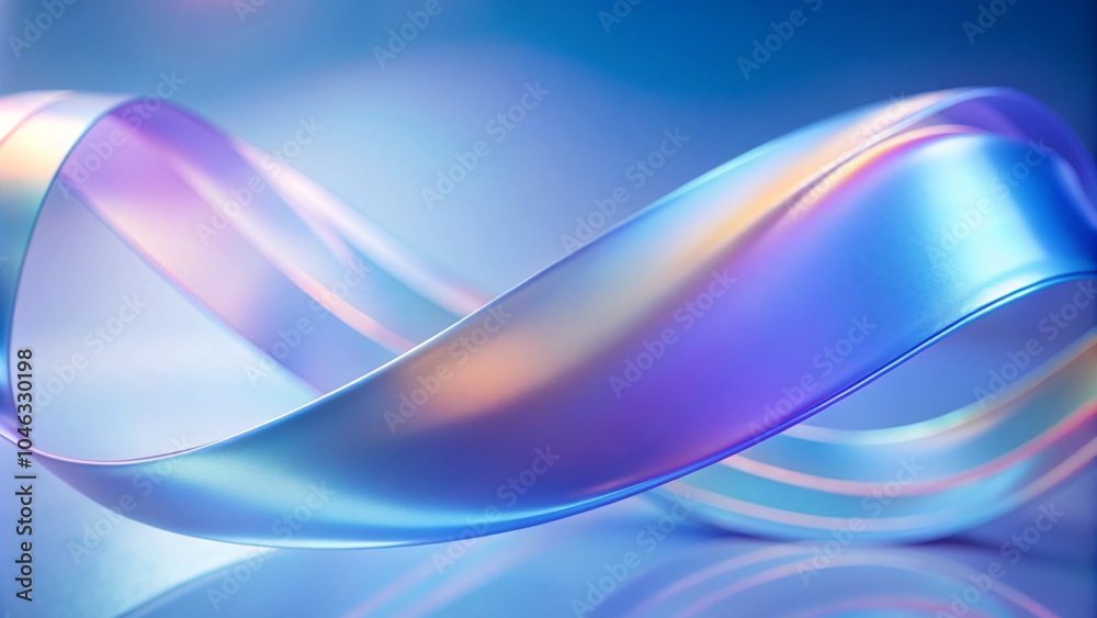 Poster vibrant pink and blue swirling neon liquid waves dynamic 3d abstract background. abstract swirling h