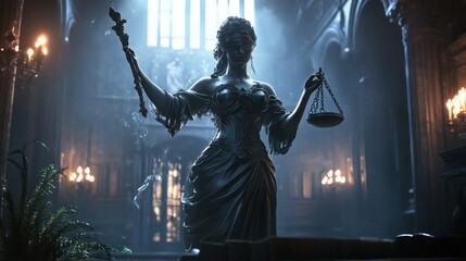 Judge, legal, and law. Lady Justice