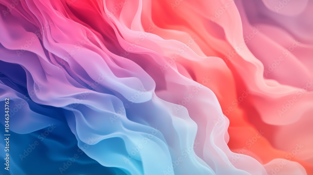 Poster new ideas gradient design: a banner that uses gradient colors to represent the flow and development 