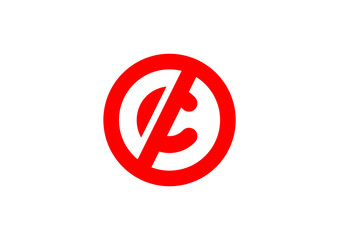 No Copyright Content icon- sign concept