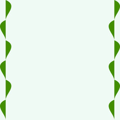 Abstract green Wave background. Dynamic shapes composition suitable for nature event.