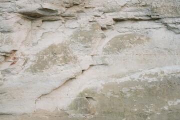 White Cliff Rock Texture - Natural Stone Surface Detail