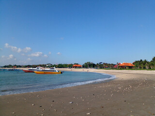 Obraz premium boat on the beach