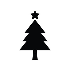 christmas tree silhouette