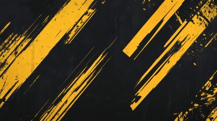 This vibrant backdrop features chaotic black and yellow brush strokes with halftone dots, conveying a high-energy, sports-inspired aesthetic perfect for bold designs and creative projects.
