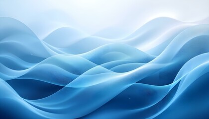 Fototapeta premium Blue abstract background. Green waves fluid background. Teal colored geometric background. Nature theme concept. abstract teal green background with wavy shapes