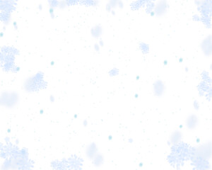 Christmas snowflakes, winter snowfall background transparent