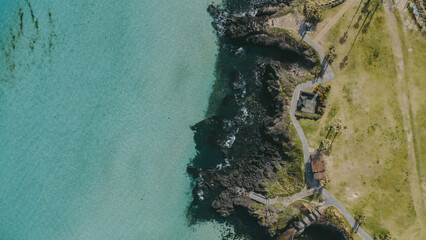 드론으로 찍은 함덕해변