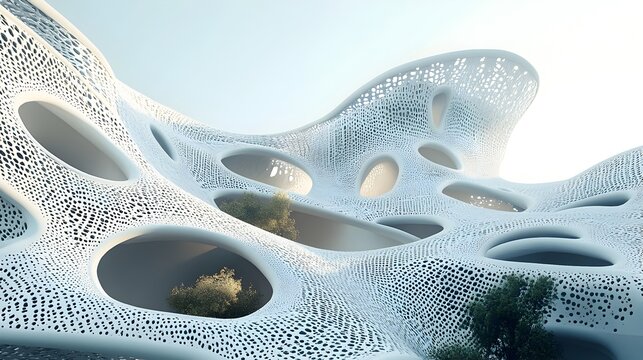 Adaptable Shapeshifting Architectural Material Allowing Dynamic Dimensional Transformation for Evolving Environments