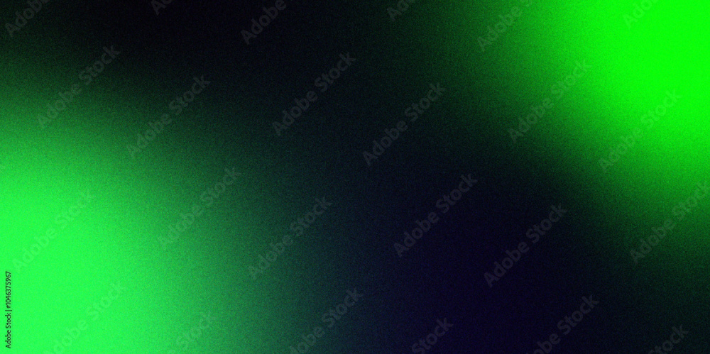 Poster abstract luxury gradient with glowing green grainy texture. textured with rough grain, noise, and br