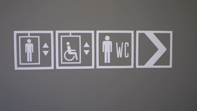 Accessibility Icons and Restroom Signage are vital elements in modern building designs