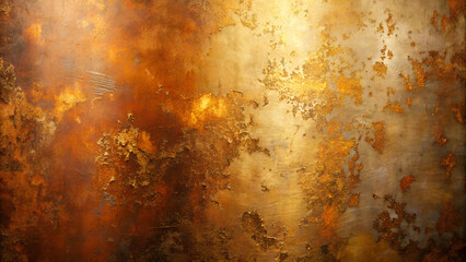 Metallic Texture Background Featuring Old Grunge Copper Finish