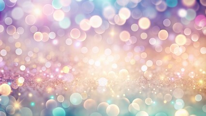 Obraz premium Pastel colored sparkling bokeh background, pastel, colorful, sparkling, bokeh, background, texture, soft, dreamy, shiny