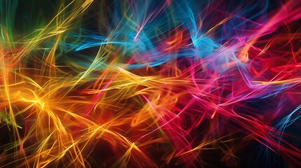 Swirling Vortexes and Energetic Explosions in Vibrant Geometric Motion