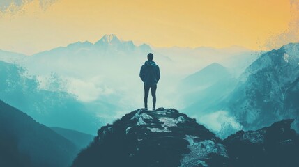 2410 49.A motivational quote displayed in a vector design template with stylish typography and a modern layout. The clean lines and simple shapes focus attention on the inspiring message, making it