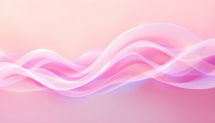 Elegant Gradient Waves. Abstract Design in Vibrant Magenta Purple Tones. Abstract background with smooth waves in pink and magenta tones. Waved shaped lines transparent whisper background. 