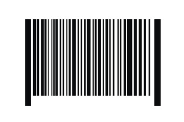 Barcode isolated on white background. Code stripes sticker. Barcode labels, customers qr code
