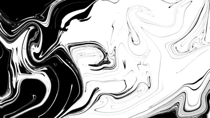 abstract soft black color on white marble granite flooring illustration horizontal panoramic background. Black and white abstract chaotic grunge pattern for backgrounds and design