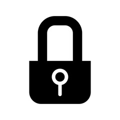 Lock Icon Vector Symbol Design Illustration