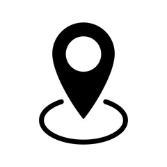 Map Pin Icon Vector Symbol Design Illustration