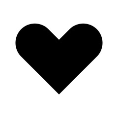Heart Icon Vector Symbol Design Illustration