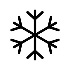 Snow Icon Vector Symbol Design Illustration