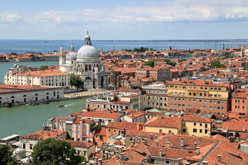 サンマルコ広場の鐘楼からの眺め