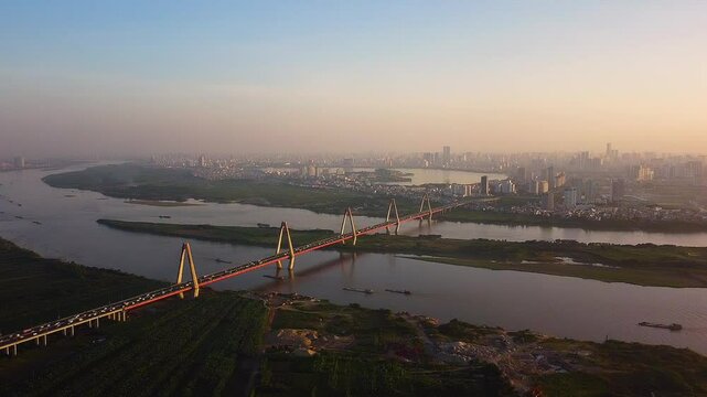 Drone Vietnam - Nhat Tan Bridge - Hanoi_3