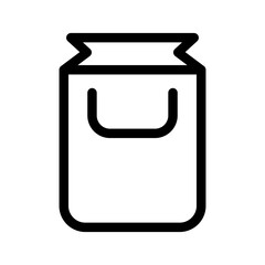 Bag Icon Vector Symbol Design Illustration