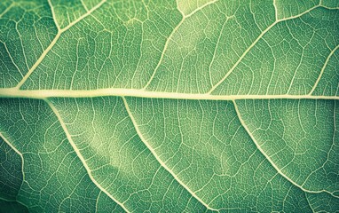 Fototapeta premium Leaf Texture: Close-up of a dried leaf showing intricate veins and a slightly rough surface. 