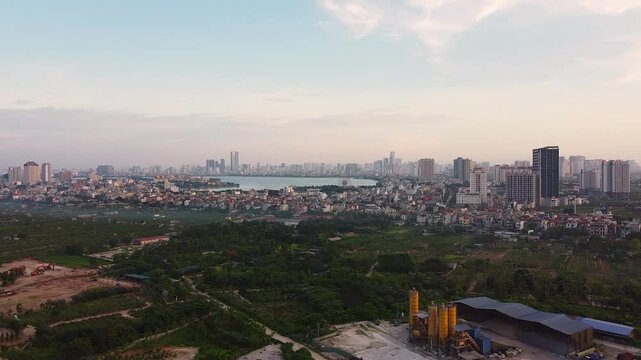 Drone Hanoi - Westlake area