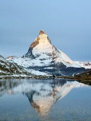Matterhorn, Zermatt, Switzerland, Swiss Alps, iconic mountain, Alpine landscape, Valais, Europe,...
