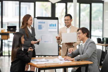 Asian Business Group Discuss work Presented at the meeting