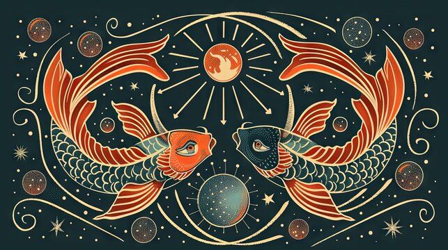 Astrological symbol of fish	