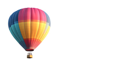 Fototapeta premium Colorful Hot Air Balloon in Clear Sky
