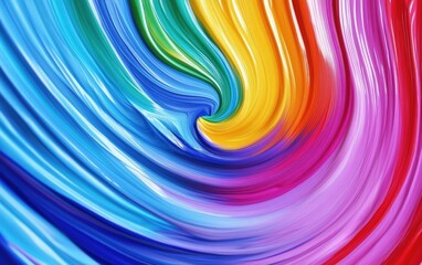 Fototapeta premium Paint Mixing Texture: Swirling colors blending together in fluid motion, creating a mesmerizing, abstract pattern as the paints merge and flow. 